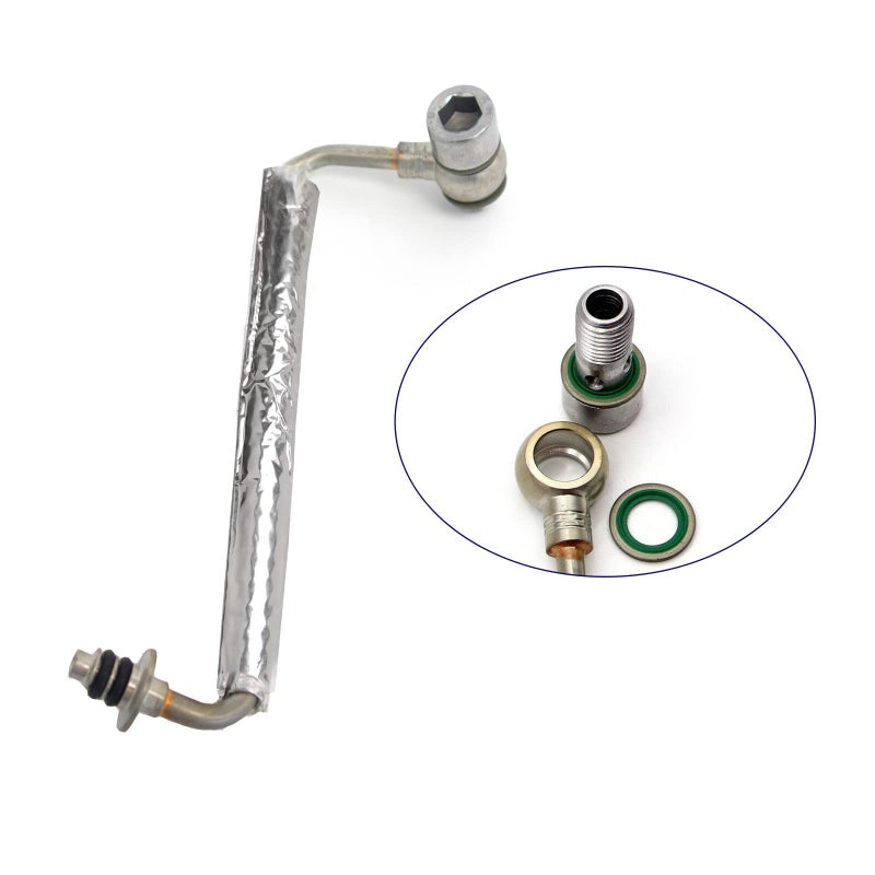 koxuyim Turbo Oil Feed Pipe Tube Line Turbocharger Compatible with 11-19 Cruze, 12-20 Sonic, 13-21 Trax,13-21 Encore, Replaces 55592600 25198546 25200947 625-829 - Image 1